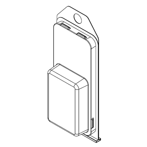 Visipak Thermoform-CLAMSHELL-#70-5.000-2.000-2.167-1.453-0.500-0.015-PVC-CLEAR-STOCK-L12192 78TFM - main